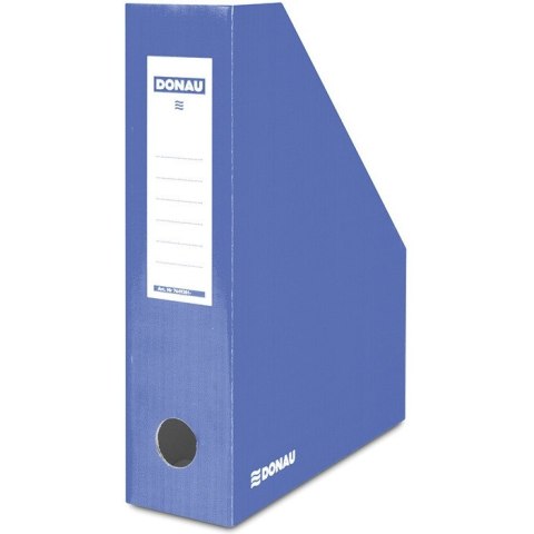 Pojemnik na dokumenty Donau A4/80mm kartonowy niebieski
