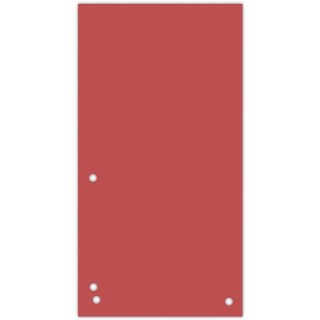 Przekładki kartonowe Donau 1/3 A4 czerwone 100szt