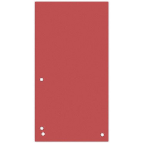 Przekładki kartonowe Donau 1/3 A4 czerwone 100szt