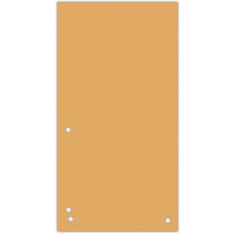 Przekładki kartonowe Donau 1/3 A4 pomarańczowe 100szt