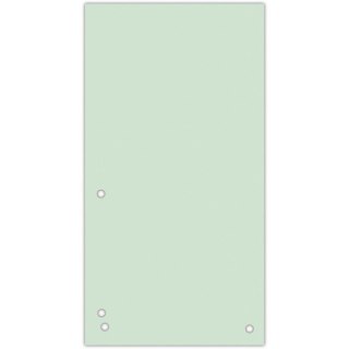 Przekładki kartonowe Donau 1/3 A4 zielone 100szt