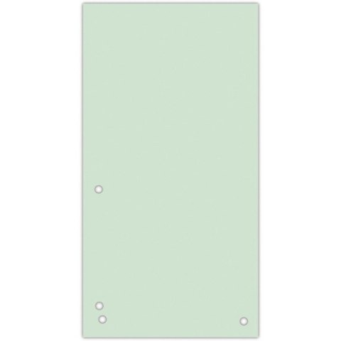 Przekładki kartonowe Donau 1/3 A4 zielone 100szt