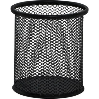 Przybornik na długopisy Q-Connect metalowy czarny