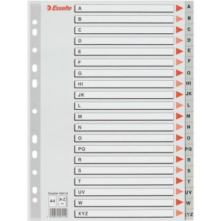 PRZEKŁADKI PP ESSELTE A4 A-Z
