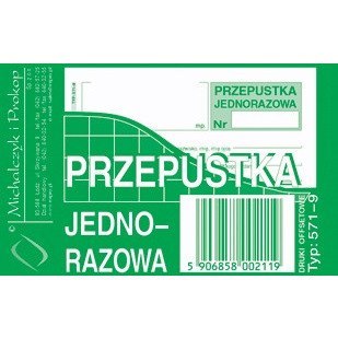 PRZEPUSTKA JEDNORAZOWA A7 (OFFSET)
