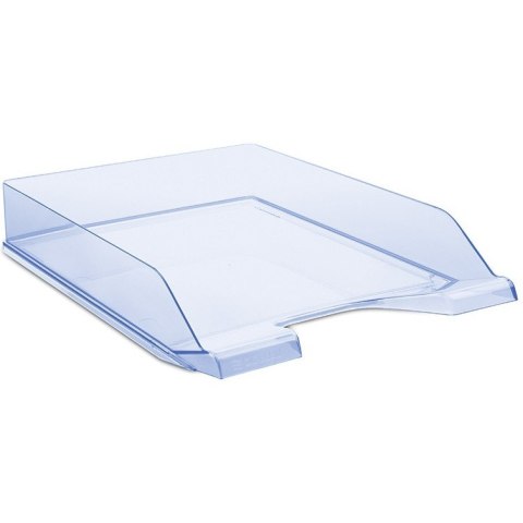 Półka na dokumenty Donau A4 transparentna niebieska