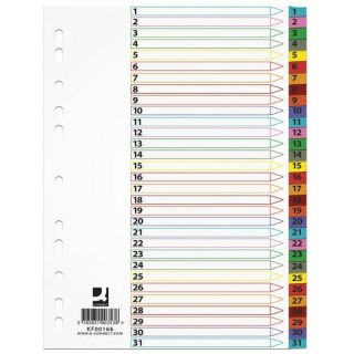 Przekładki mylar Q-Connect A4 1-31