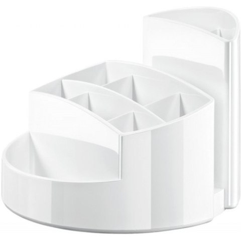 Przybornik na biurko Han 9 komór biały