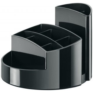 Przybornik na biurko Han 9 komór czarny