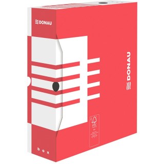 Pudło do archiwizacji Donau A4/100mm czerwone