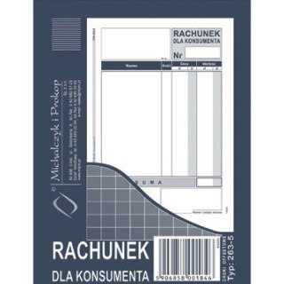 RACHUNEK DLA KONSUMENTA A6 (OFFSET)