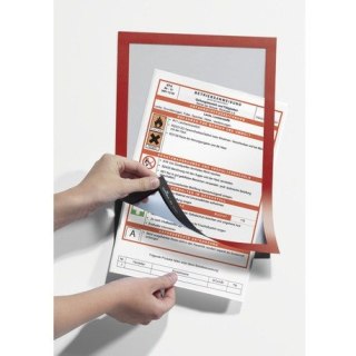 RAMKA DURABLE DURAFRAME A4 CZERWONA 2szt