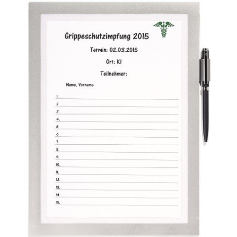 RAMKA DURABLE DURAFRAME NOTE A4 SREBRNA