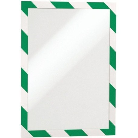 RAMKA DURABLE DURAFRAME SECURITY A4 ZIELONO-BIAŁA 2szt