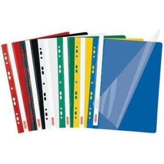 SKOROSZYT WPINANY ESSELTE A4 PP CZERWONY (10)