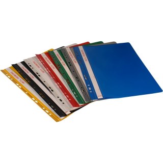 SKOROSZYT WPINANY NA AKTA OSOBOWE A4 PCV ZIELONY (10)