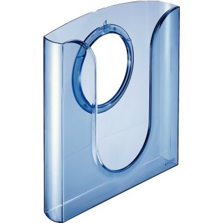 STOJAK NA ULOTKI A4 LEITZ PRZEZROCZYSTY NIEBIESKI