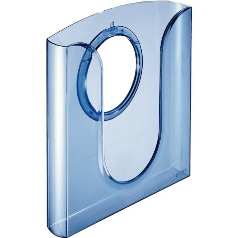 STOJAK NA ULOTKI A4 LEITZ PRZEZROCZYSTY NIEBIESKI