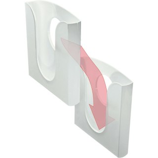 STOJAK NA ULOTKI A4 LEITZ PRZEZROCZYSTY