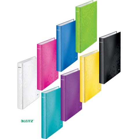 Segregator ringowy Leitz Wow A4/25mm 4R czarny