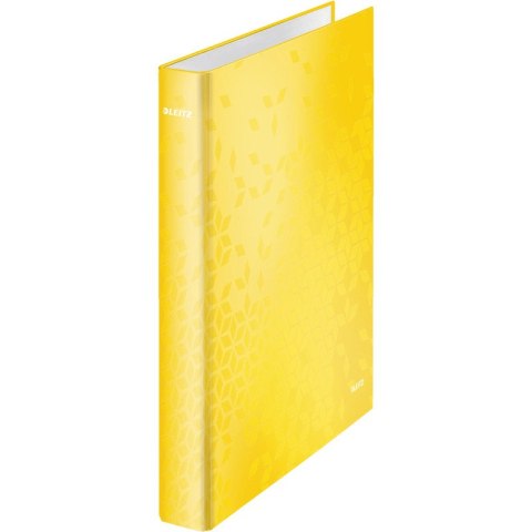 Segregator ringowy Leitz Wow A4/25mm 4R żółty