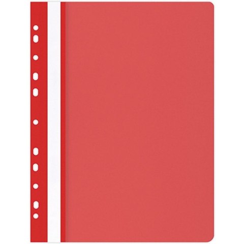 Skoroszyt wpinany Office Products A4 PP czerwony 25szt