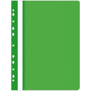 Skoroszyt wpinany Office Products A4 PP zielony (25)