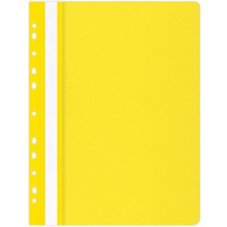 Skoroszyt wpinany Office Products A4 PP żółty (25)