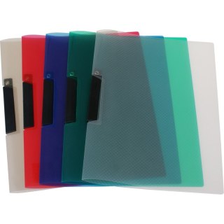 Skoroszyt z klipsem Biurfol A4 przezroczysty dymny