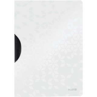 Skoroszyt z klipsem Leitz Wow A4 30k biały