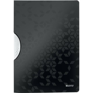 Skoroszyt z klipsem Leitz Wow A4 30k czarny