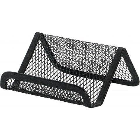 Stojak na wizytówki Q-Connect metalowy czarny