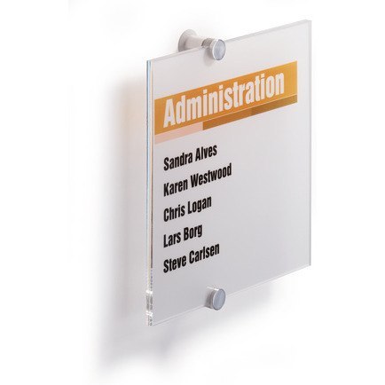 TABLICZKA DURABLE CRYSTAL SIGN 210*210mm