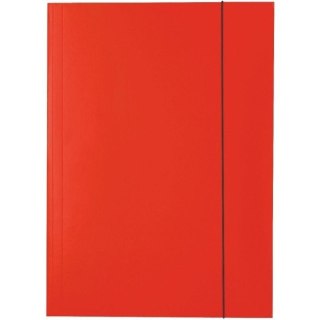 TECZKA KARTONOWA Z GUMKĄ ESSELTE A4/400g CZERWONA