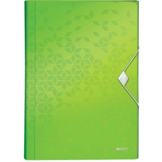 TECZKA LEITZ WOW 6 PRZEGRÓDEK ZIELONA