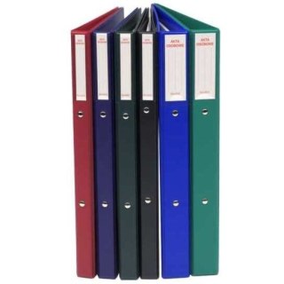 TECZKA NA AKTA OSOBOWE PVC A4 CZERWONA