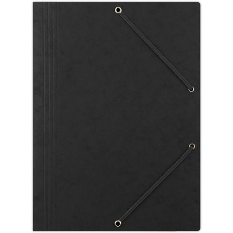 Teczka preszpanowa z gumką Donau A4 czarna