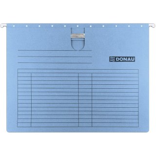 Teczka zawieszana Donau A4 (z wąsem) niebieska 5szt