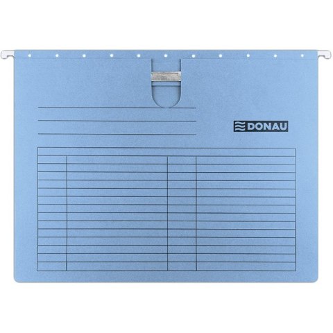 Teczka zawieszana Donau A4 (z wąsem) niebieska 5szt