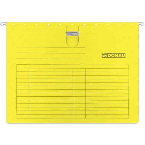 Teczka zawieszana Donau A4 (z wąsem) żółta 5szt