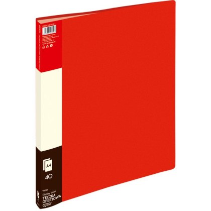 ALBUM OFERTOWY GRAND A4/40K CZERWONY