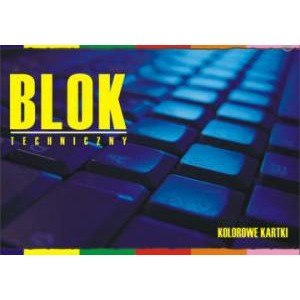 Blok techniczny Interdruk A4/10k kolorowy