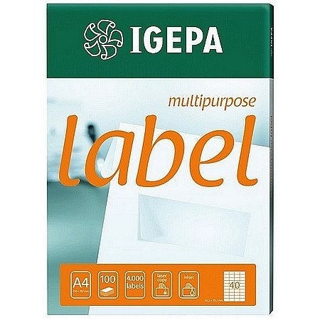 ETYKIETY A4 IGEPA śr.117mm (CD) (80)