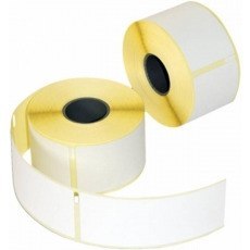 ETYKIETY NA ROLI TRIGONA 43x25mm BIAŁE (2000)