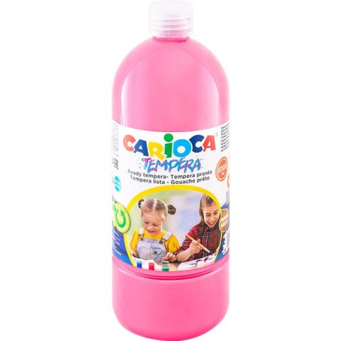 Farba tempera Carioca 1000ml różowa