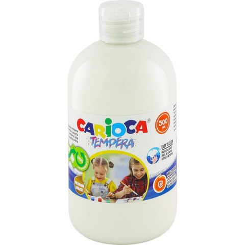 Farba tempera Carioca 500ml biała