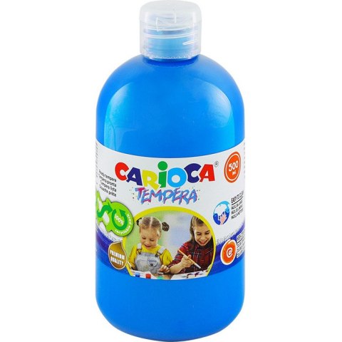 Farba tempera Carioca 500ml błękitna
