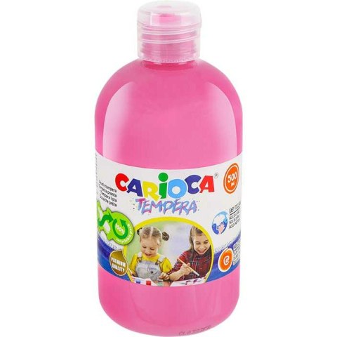 Farba tempera Carioca 500ml ciemnoróżowa
