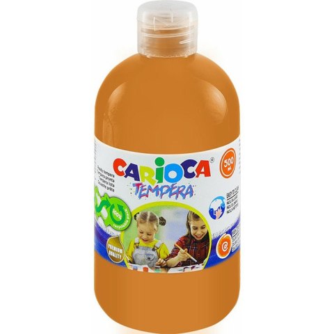 Farba tempera Carioca 500ml jasnobrązowa
