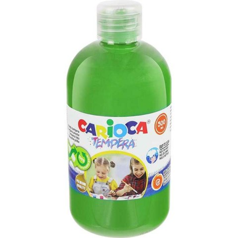 Farba tempera Carioca 500ml jasnozielona